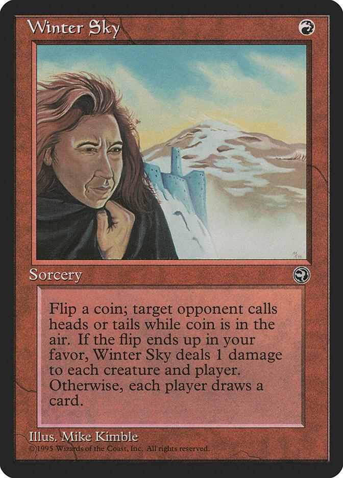 Winter Sky card from Homelands