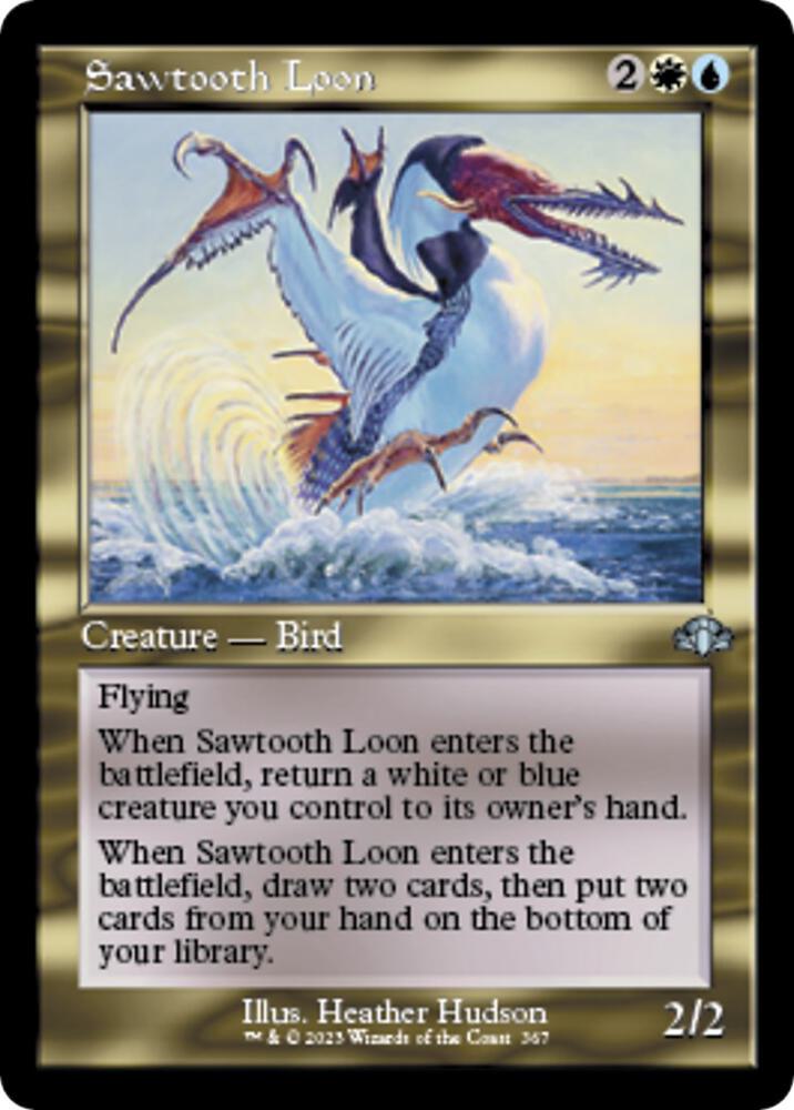 Sawtooth Loon (Retro Frame) 367 card from Dominaria Remastered