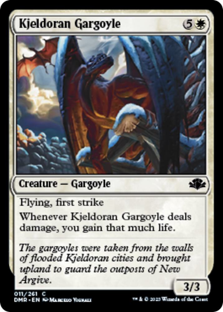Kjeldoran Gargoyle 11 card from Dominaria Remastered