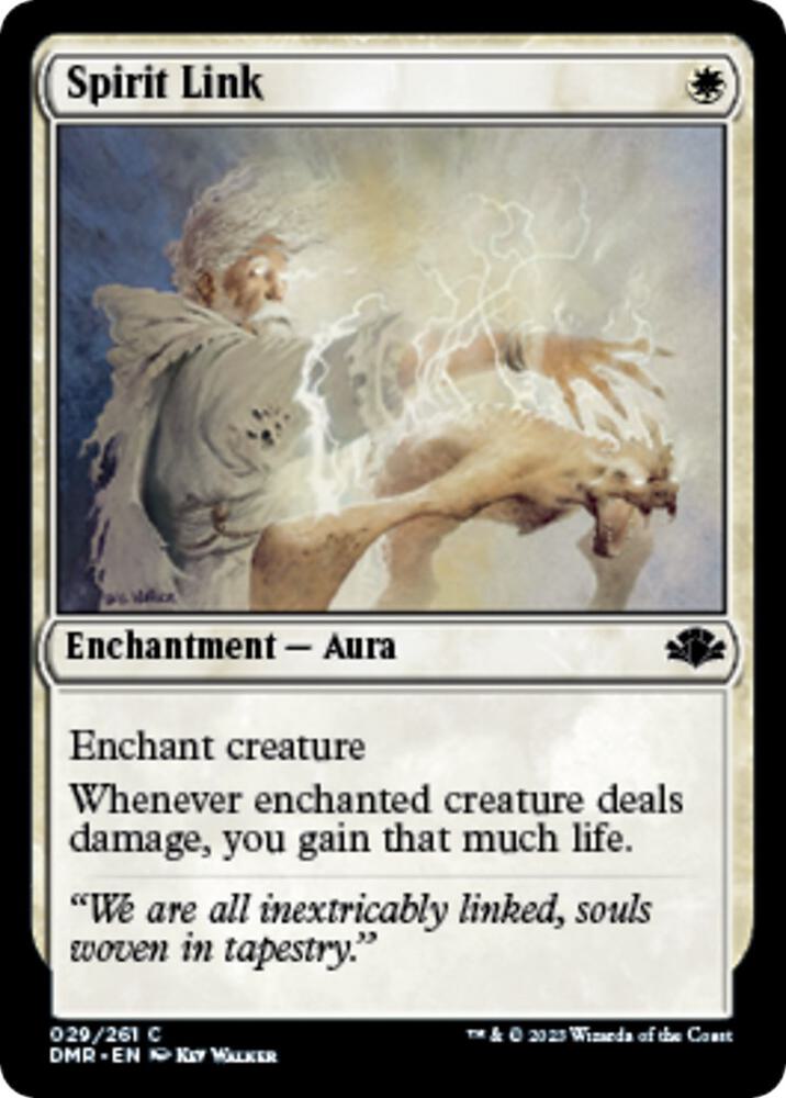 Spirit Link 29 card from Dominaria Remastered