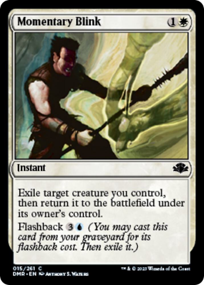Momentary Blink 15 card from Dominaria Remastered