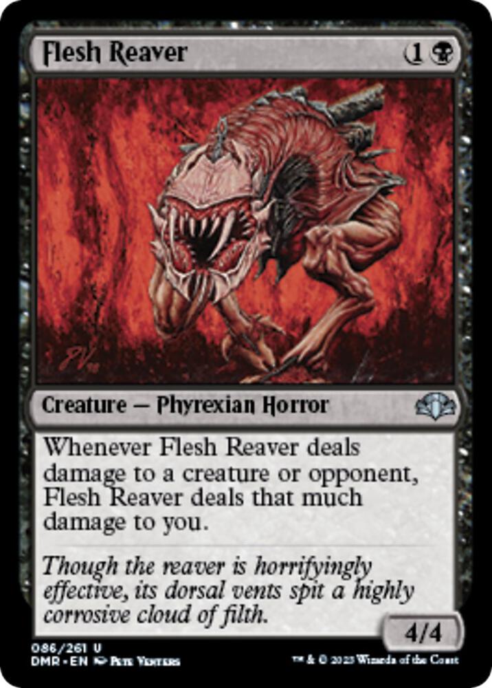 Flesh Reaver 86 card from Dominaria Remastered