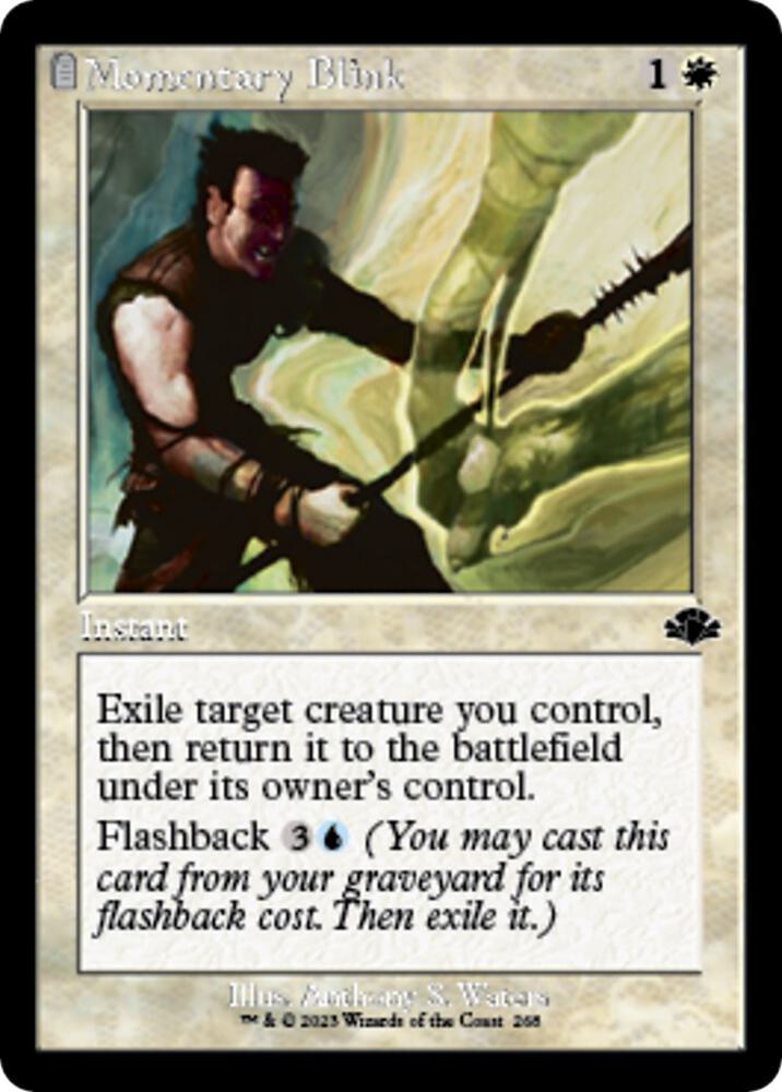 Momentary Blink (Retro Frame) 268 card from Dominaria Remastered