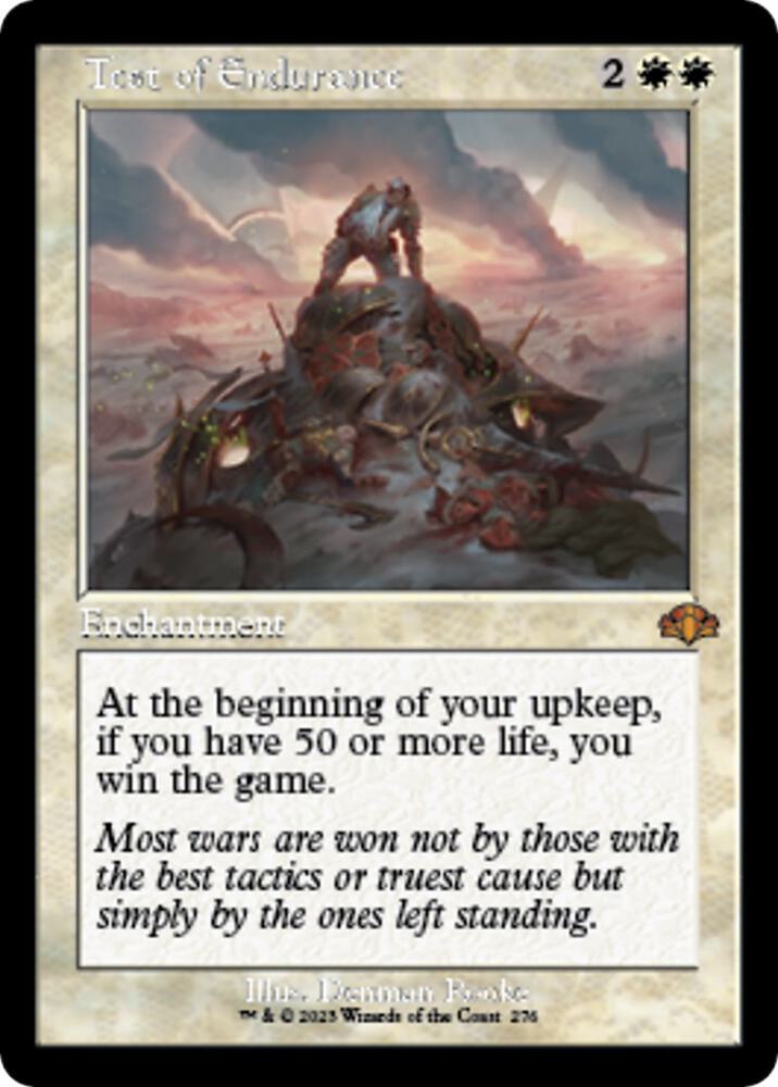 Test of Endurance (Retro Frame) 276 card from Dominaria Remastered