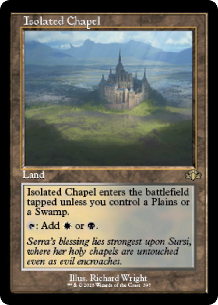Isolated Chapel (Retro Frame) 397 card from Dominaria Remastered