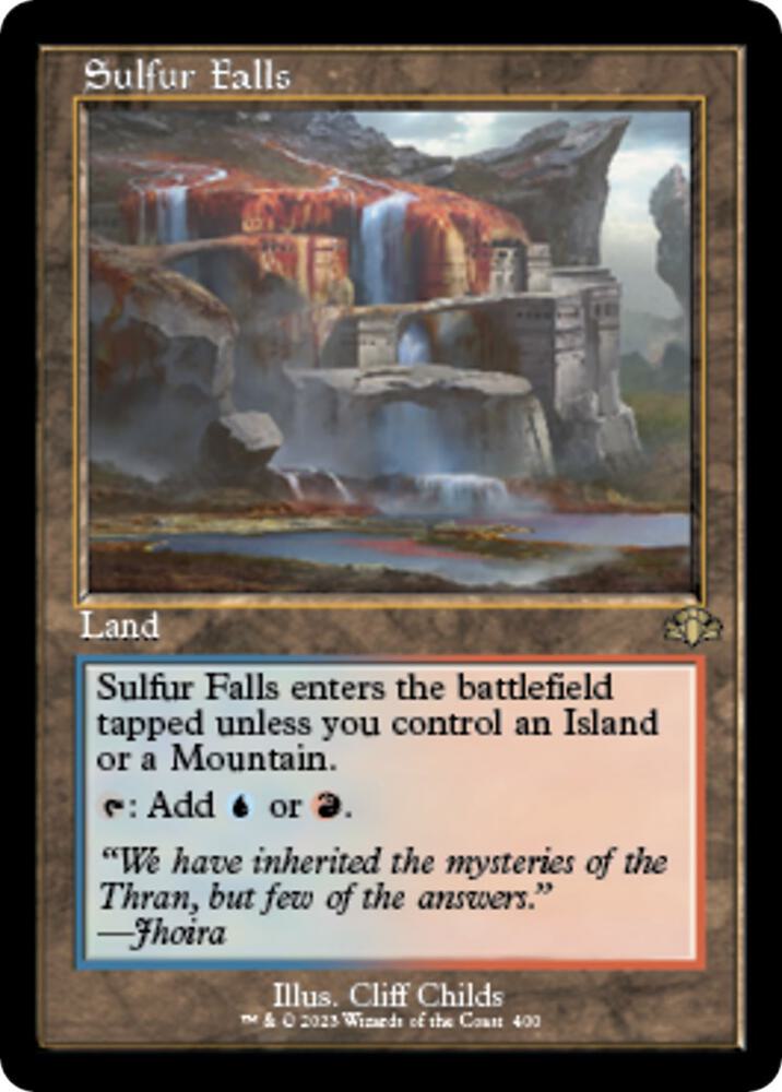 Sulfur Falls (Retro Frame) 400 card from Dominaria Remastered