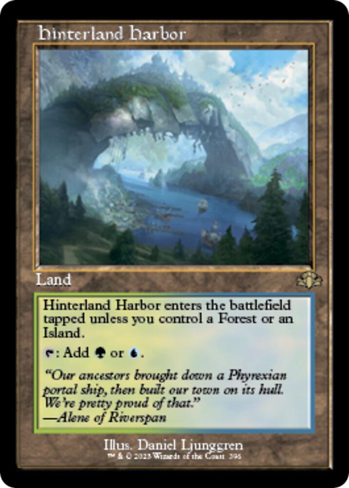 Hinterland Harbor (Retro Frame) 396 card from Dominaria Remastered