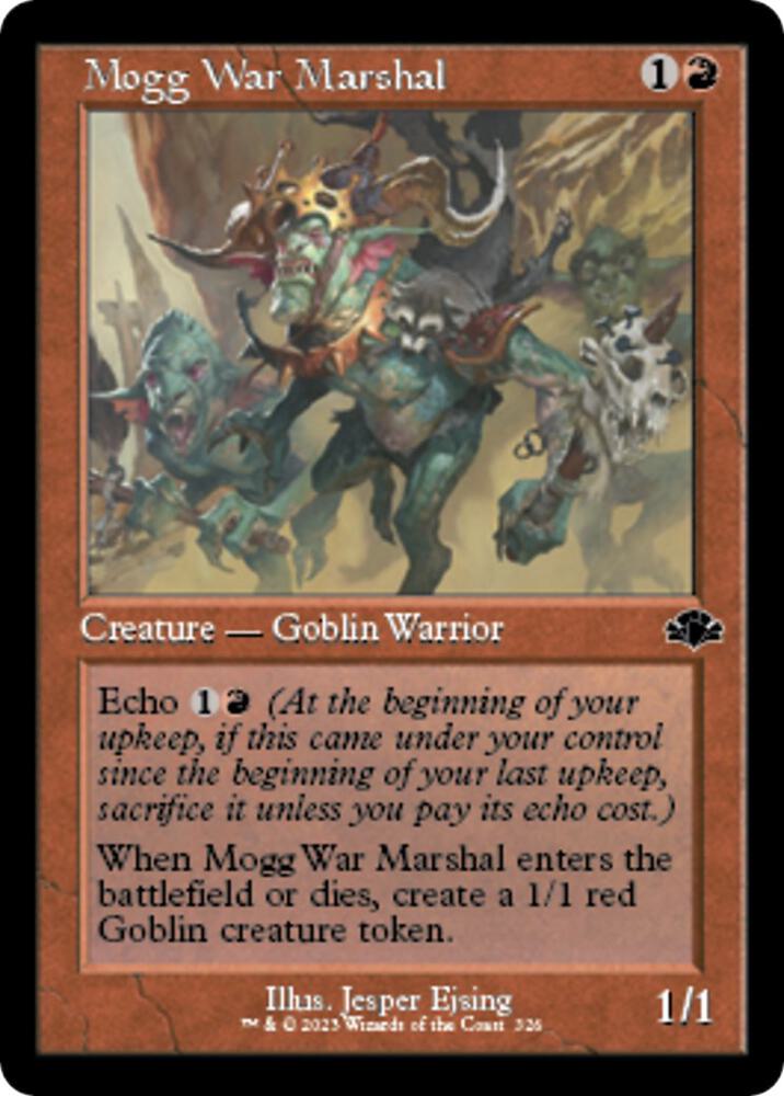 Mogg War Marshal (Retro Frame) 326 card from Dominaria Remastered