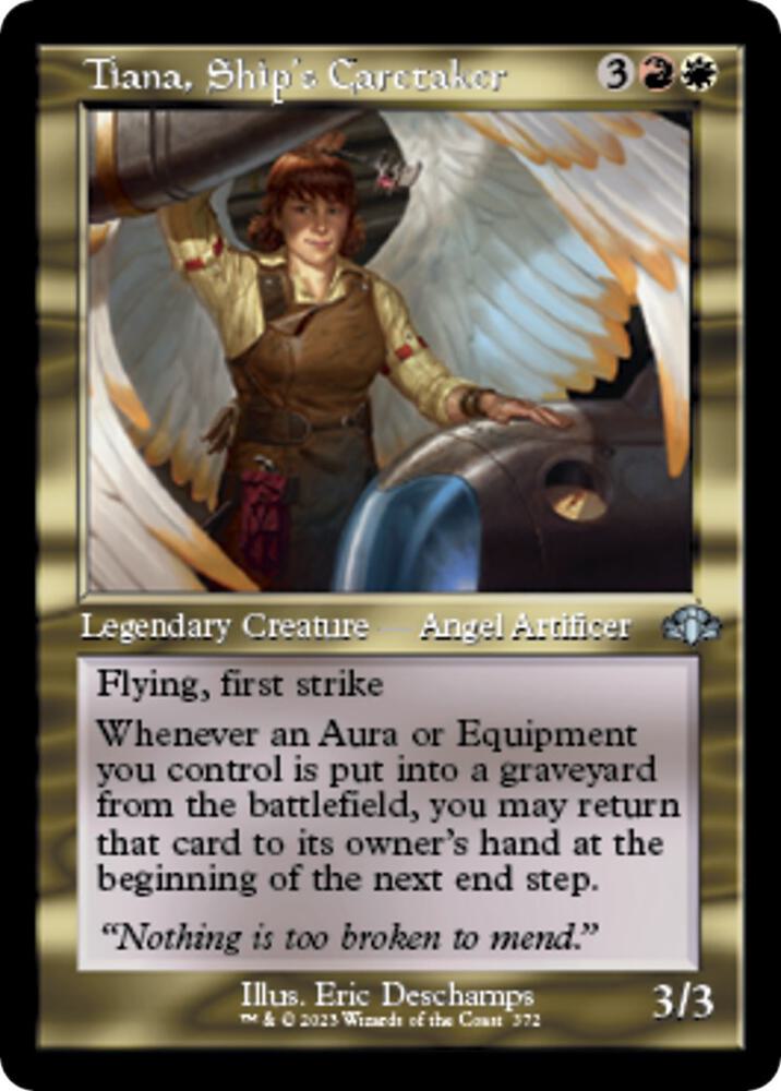 Tiana, Ship's Caretaker (Retro Frame) 372 card from Dominaria Remastered