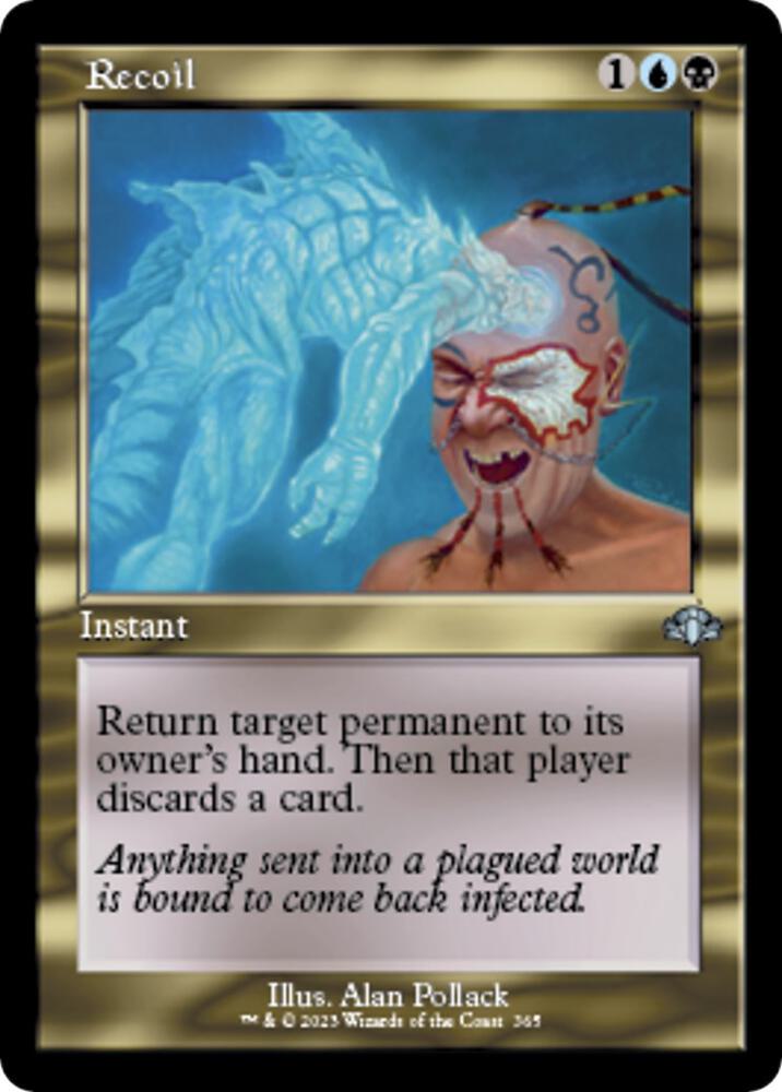 Recoil (Retro Frame) 365 card from Dominaria Remastered