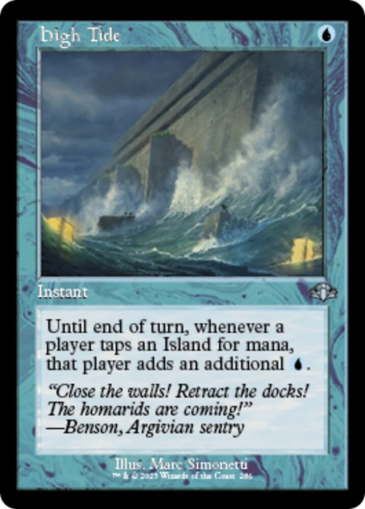 High Tide (Retro Frame) 286 card from Dominaria Remastered