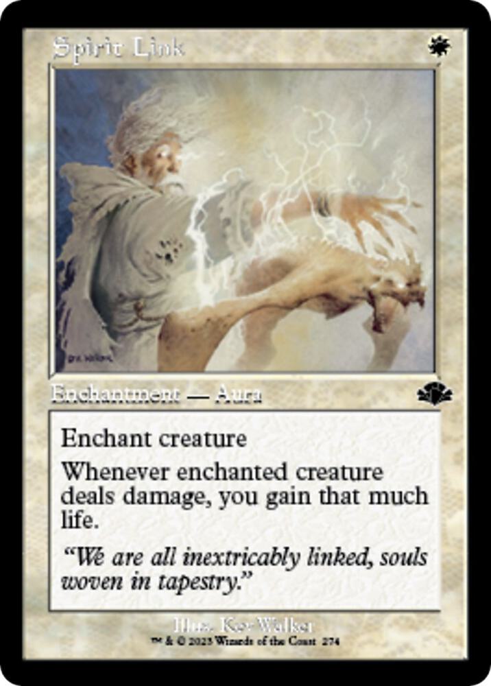 Spirit Link (Retro Frame) 274 card from Dominaria Remastered
