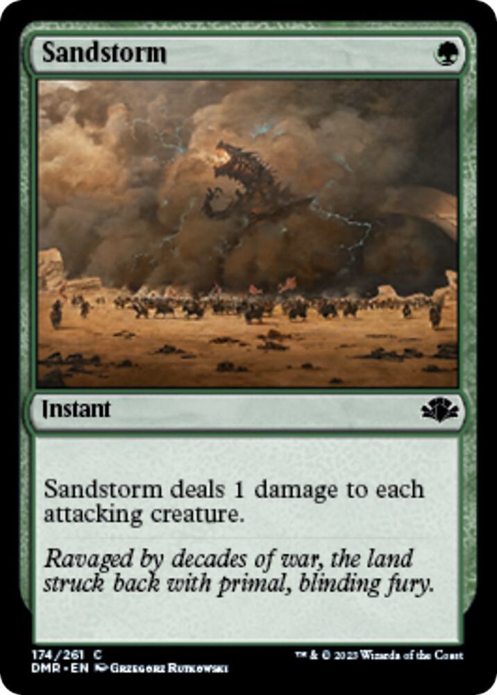 Sandstorm 174 card from Dominaria Remastered