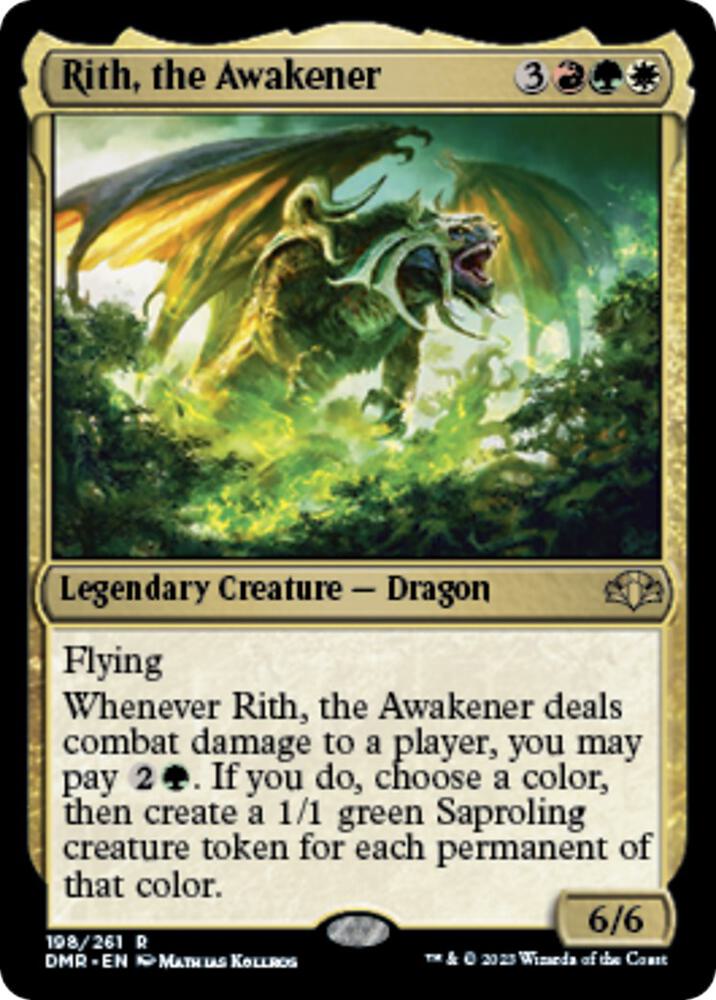 Rith, the Awakener 198 card from Dominaria Remastered
