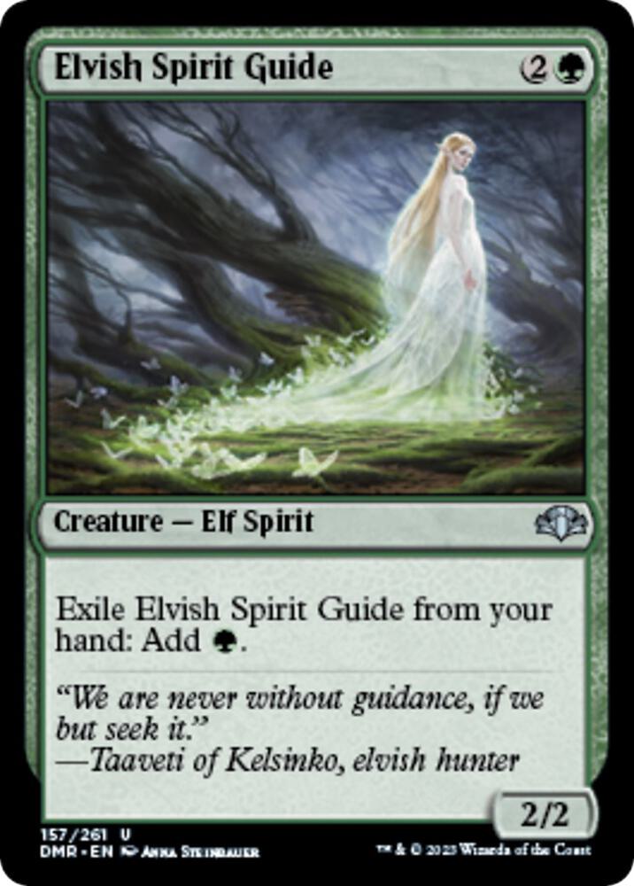 Elvish Spirit Guide 157 card from Dominaria Remastered