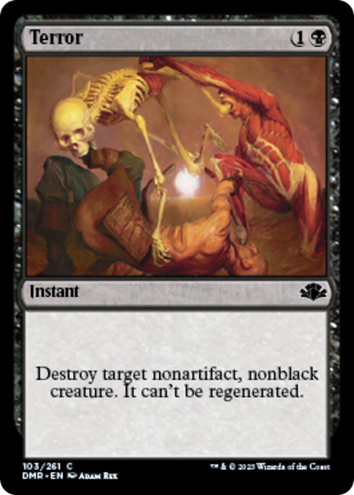 Terror 103 card from Dominaria Remastered