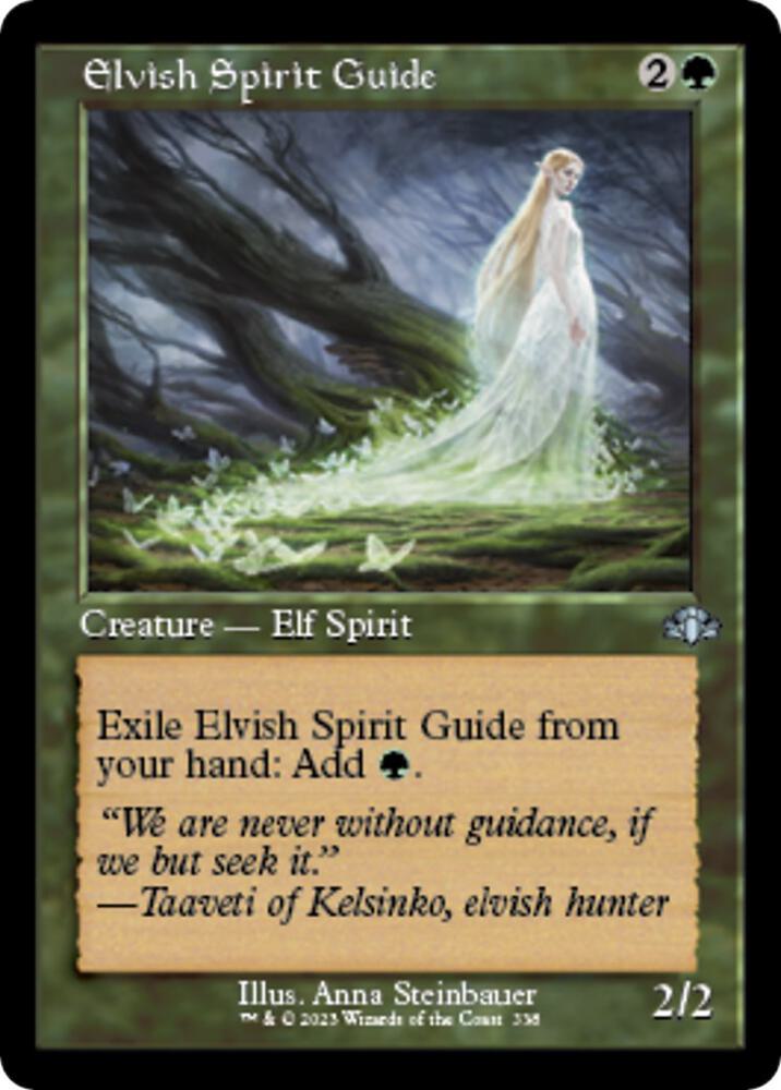 Elvish Spirit Guide (Retro Frame) 338 card from Dominaria Remastered
