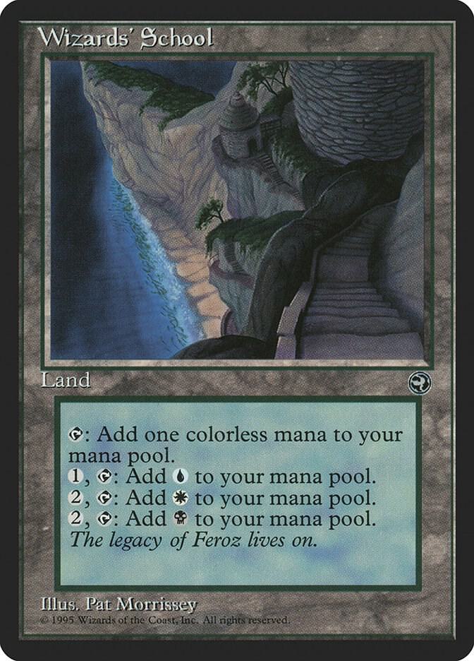 Wizards' School card from Homelands