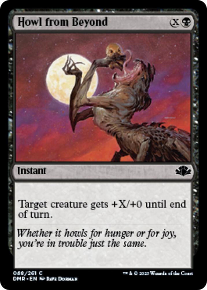 Howl from Beyond 88 card from Dominaria Remastered