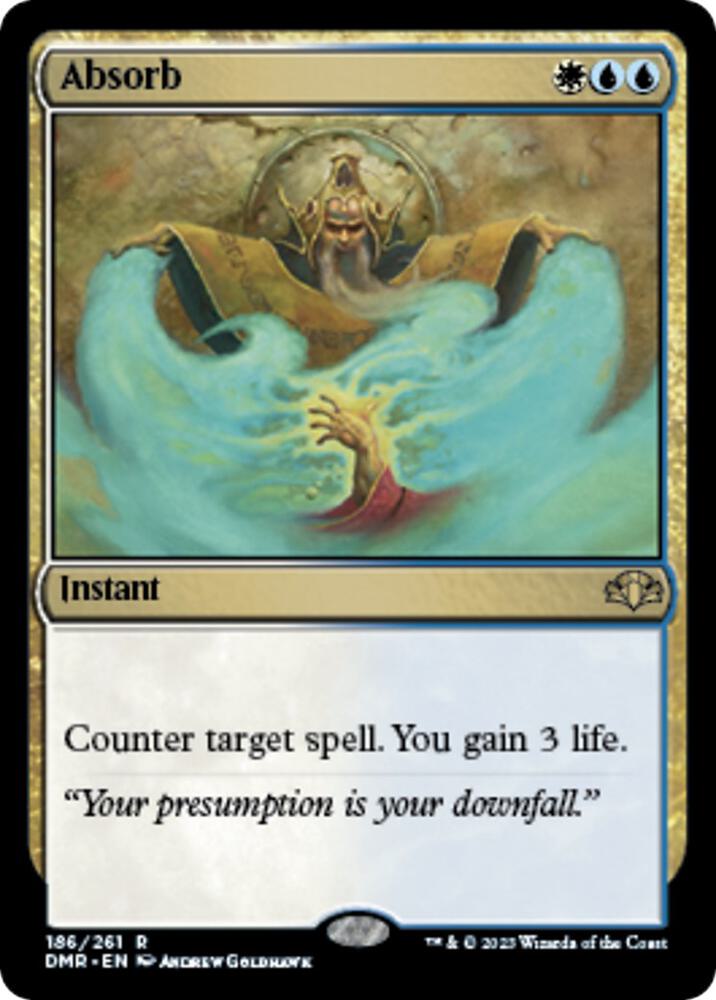 Absorb 186 card from Dominaria Remastered