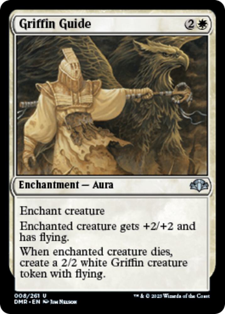 Griffin Guide 8 card from Dominaria Remastered
