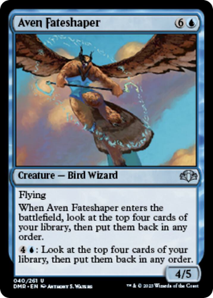 Aven Fateshaper 40 card from Dominaria Remastered