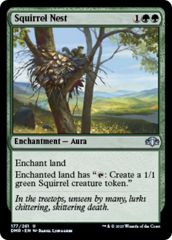 Squirrel Nest 177 card from Dominaria Remastered