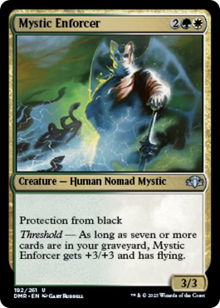 Mystic Enforcer 192 card from Dominaria Remastered