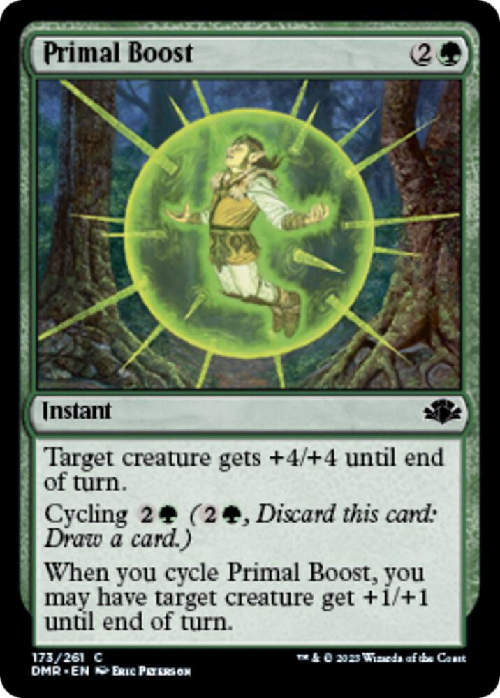 Primal Boost 173 card from Dominaria Remastered