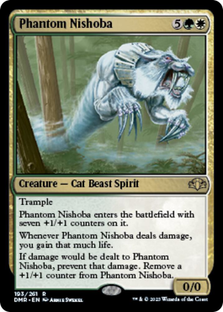 Phantom Nishoba 193 card from Dominaria Remastered