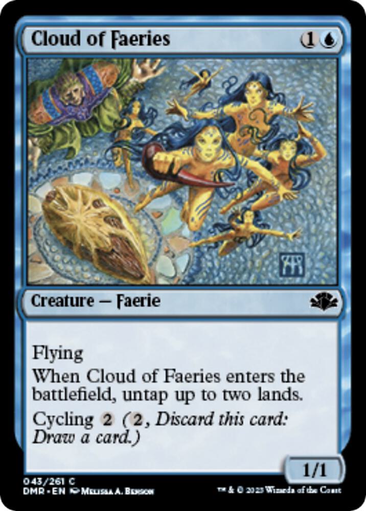 Cloud of Faeries 43 card from Dominaria Remastered