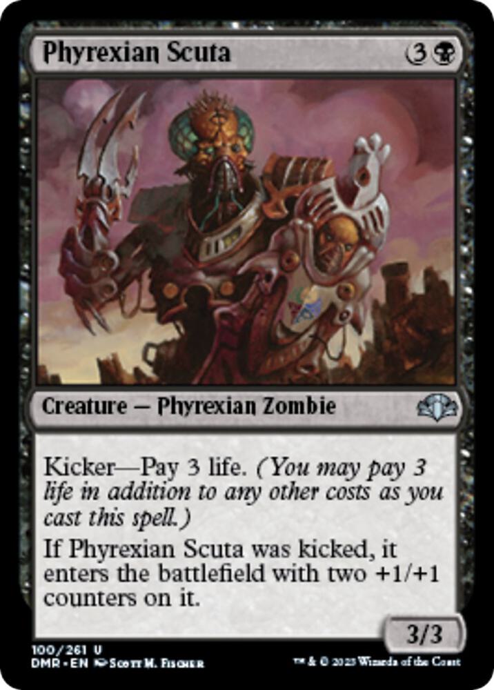 Phyrexian Scuta 100 card from Dominaria Remastered