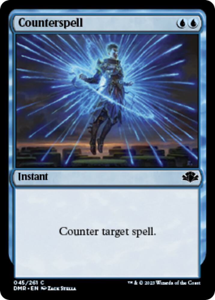 Counterspell 45 card from Dominaria Remastered