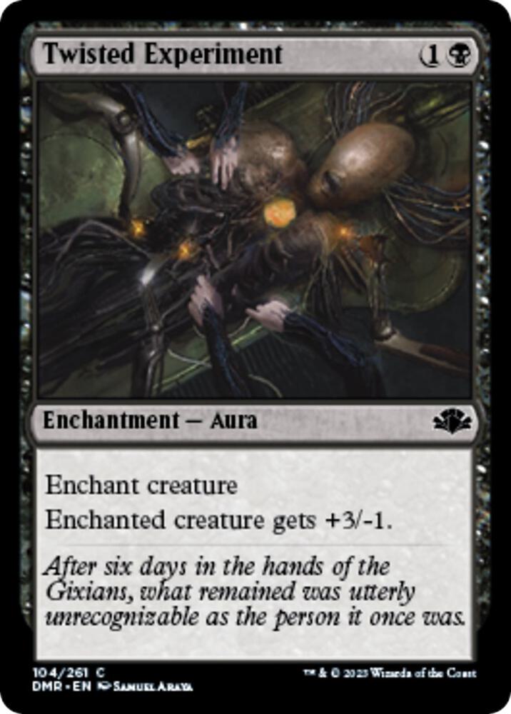 Twisted Experiment 104 card from Dominaria Remastered