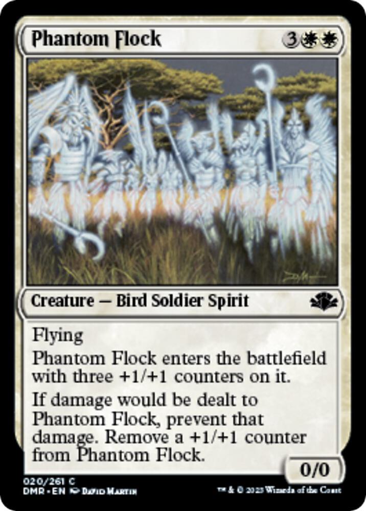 Phantom Flock 20 card from Dominaria Remastered