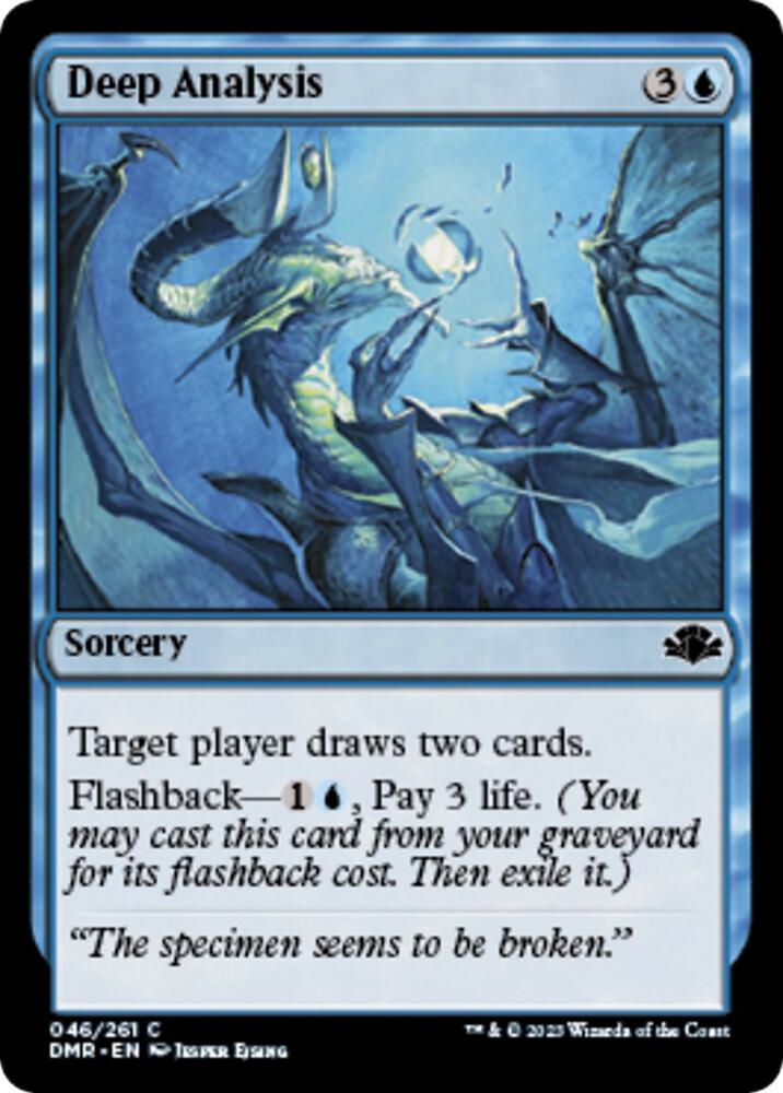 Deep Analysis 46 card from Dominaria Remastered