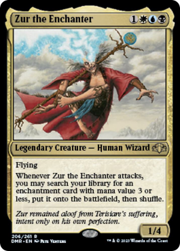 Zur the Enchanter 206 card from Dominaria Remastered