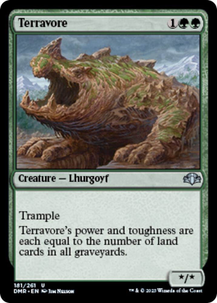 Terravore 181 card from Dominaria Remastered