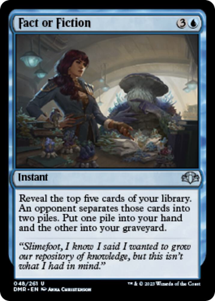 Fact or Fiction 48 card from Dominaria Remastered