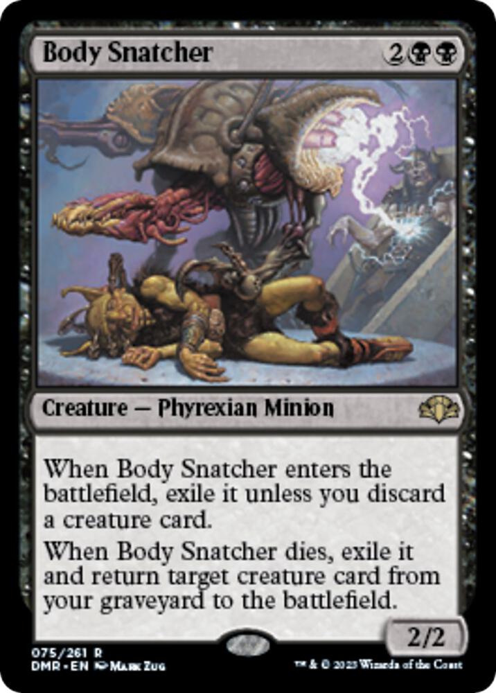 Body Snatcher 75 card from Dominaria Remastered