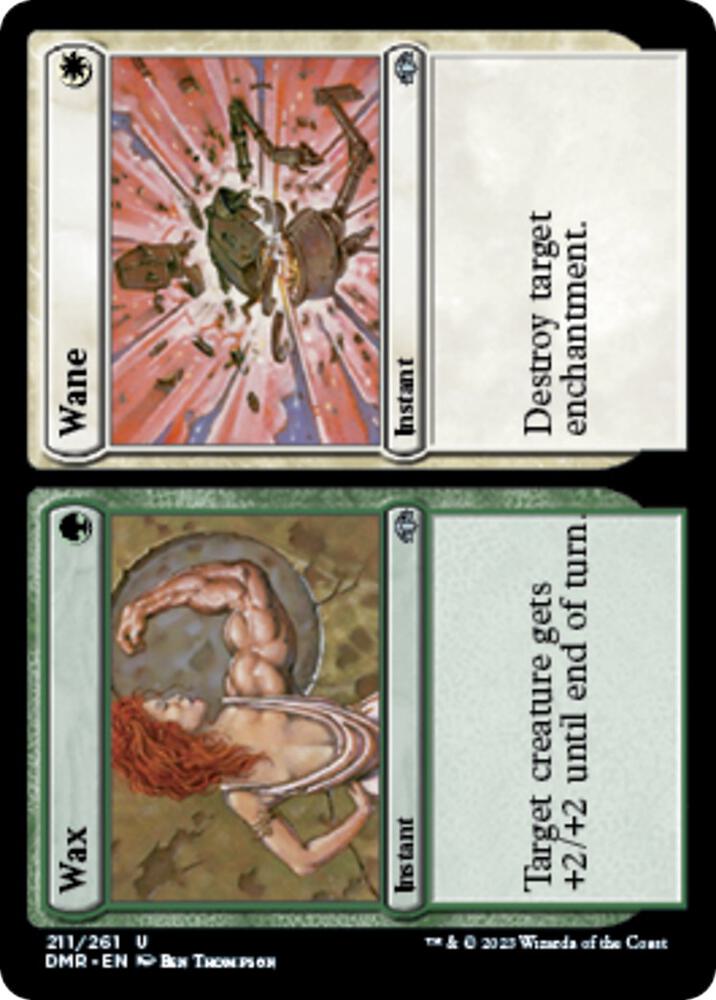 Wax // Wane 211 card from Dominaria Remastered