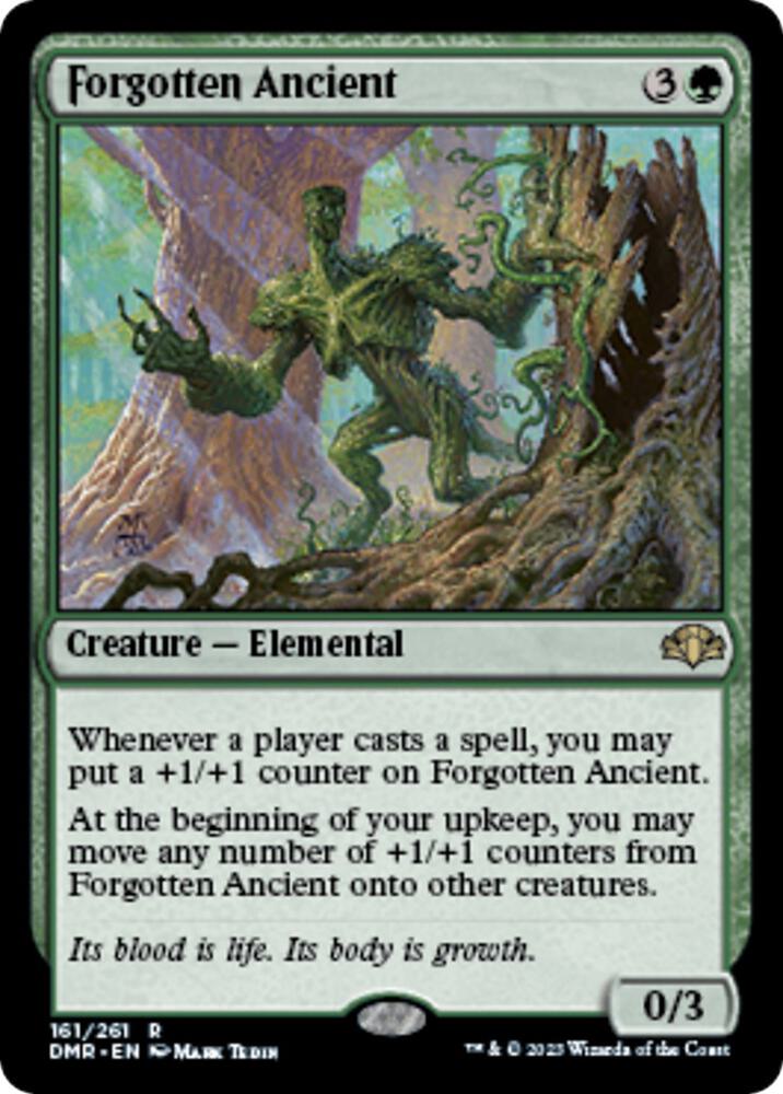 Forgotten Ancient 161 card from Dominaria Remastered