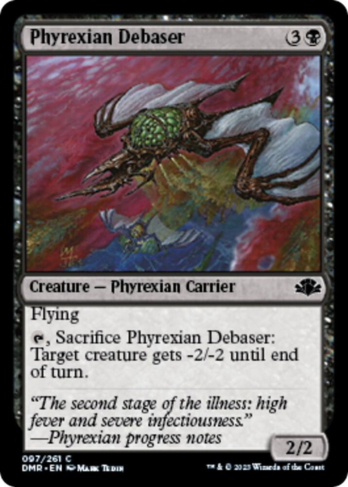 Phyrexian Debaser 97 card from Dominaria Remastered
