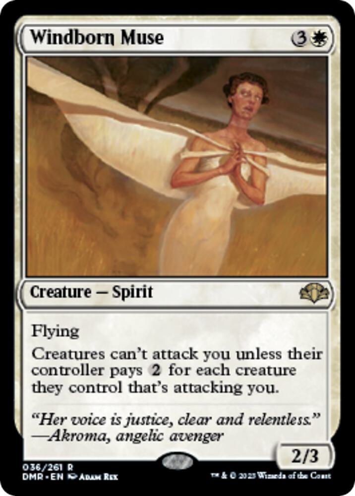 Windborn Muse 36 card from Dominaria Remastered
