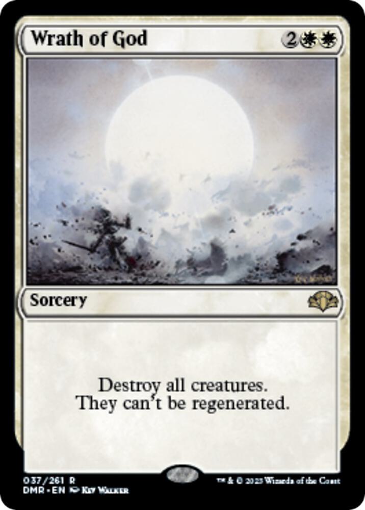 Wrath of God 37 card from Dominaria Remastered