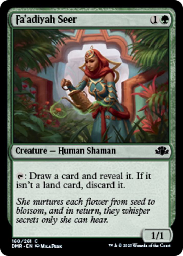 Fa'adiyah Seer 160 card from Dominaria Remastered