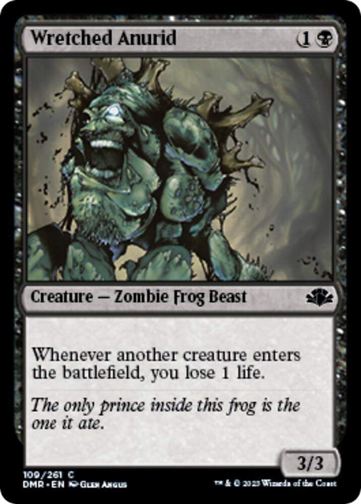 Wretched Anurid 109 card from Dominaria Remastered