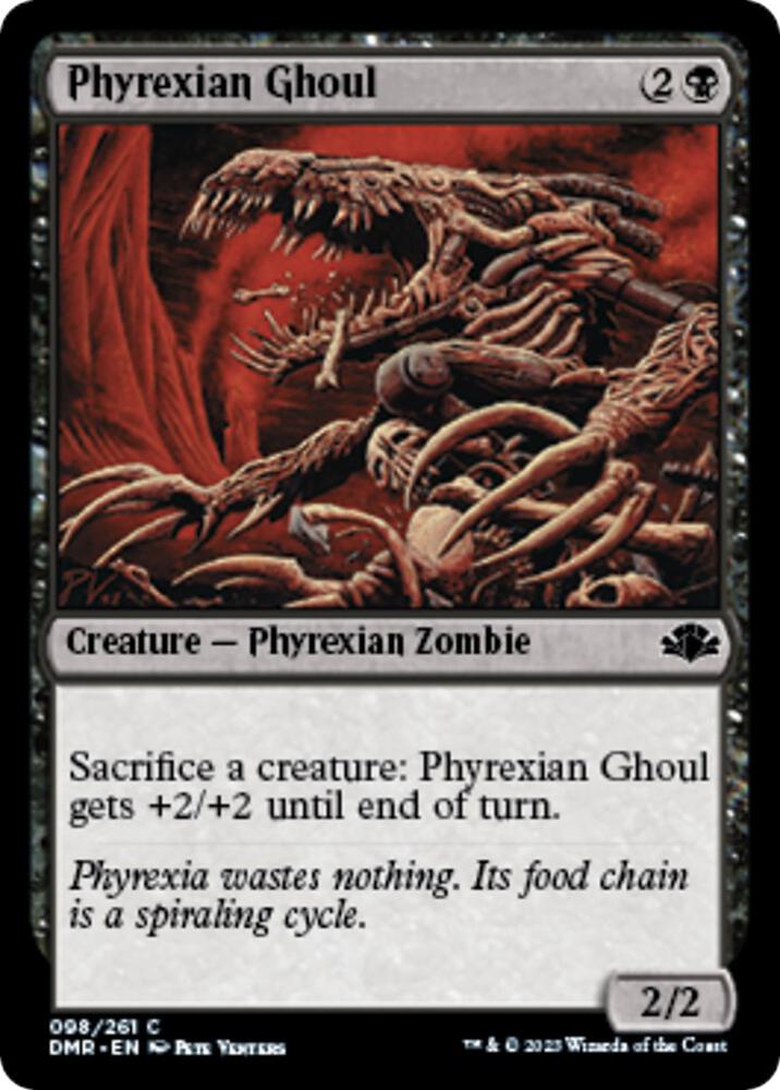 Phyrexian Ghoul 98 card from Dominaria Remastered