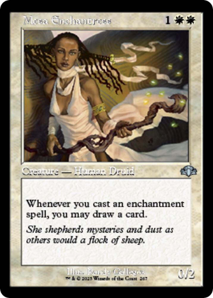Mesa Enchantress (Retro Frame) 267 card from Dominaria Remastered