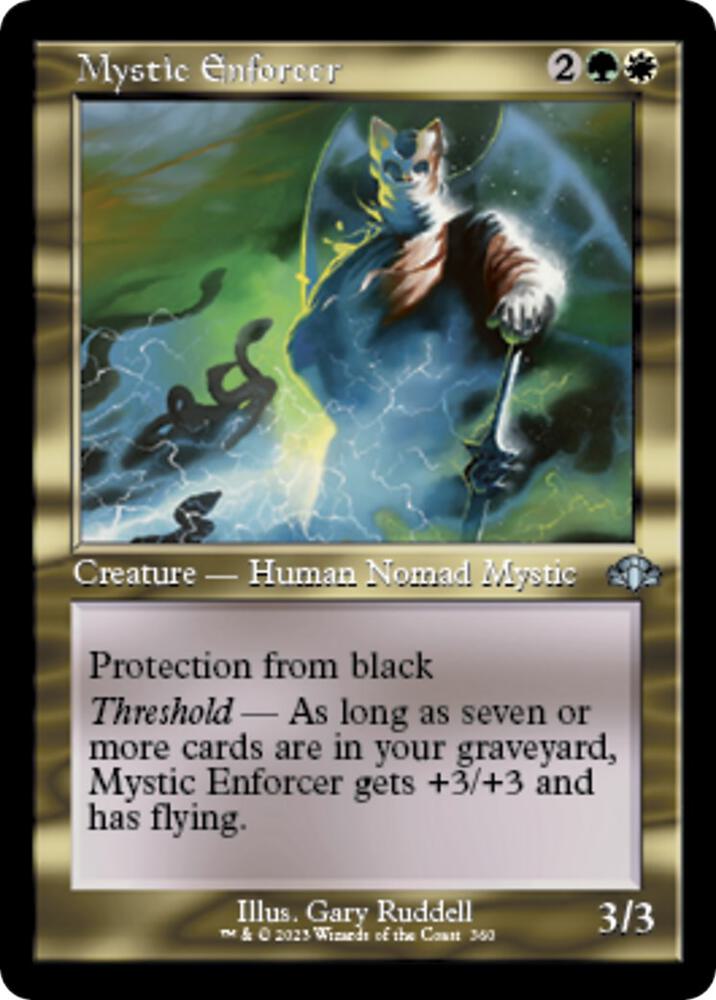 Mystic Enforcer (Retro Frame) 360 card from Dominaria Remastered